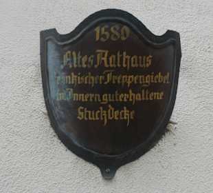 Bis 1981 das Rathaus von Thüngersheim