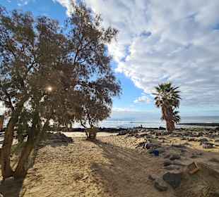 Auf dem Weg zu den Dünen