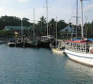Hafen La Passe, La Digue, Seychellen