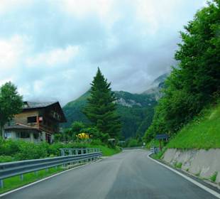 Der Plöckenpass nach AUT