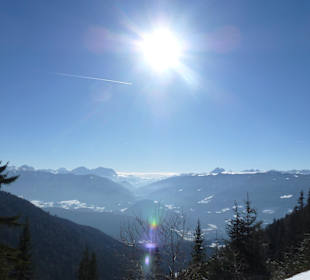 Blick von der Moarhof-Alm Richtung Kronplatz