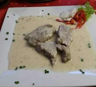 Ochsenbrust mit Merrettichsoße