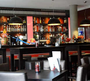 Blick in den Gastraum im Erdgeschoss