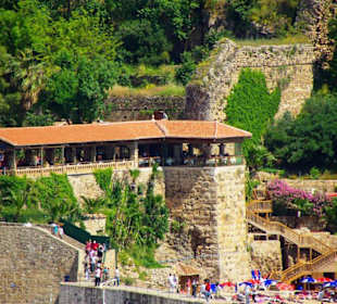Blick zum Hafen von Antalya