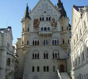 Innenhof Schloss Neuschwanstein