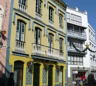 La Palma bunte Gebaude