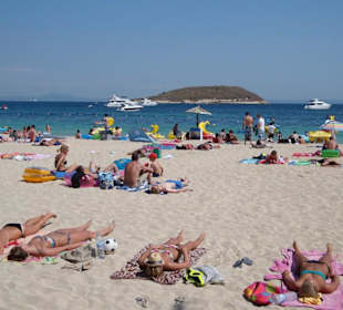 Piękna plaża w Magalluf