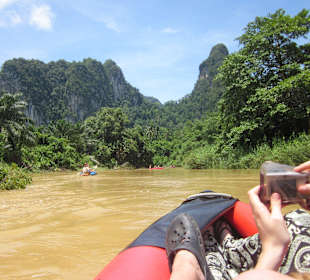 Kanufahrt auf dem Sok Fluß im National Park 