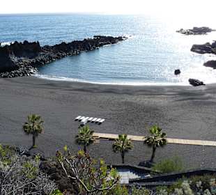 Teil des gepflegten Stadtstrandes