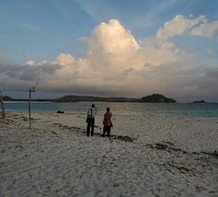 Tanjung Aan in Lomboks Süden