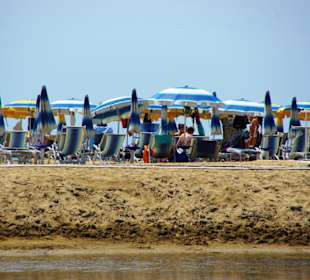 Strand in Bibione Juni 2012