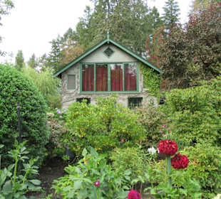 Im Butchart Garden unterwegs