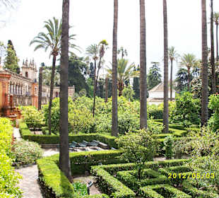 Al Alcaiceria Blick im Garten