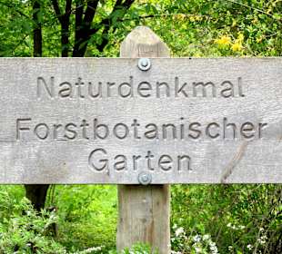 Eingang zum Forstbotanischen Garten