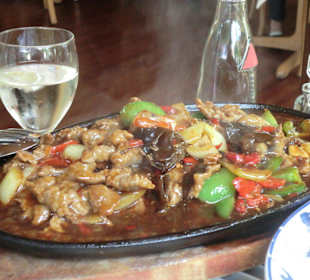 Rindfleisch in Scheiben 