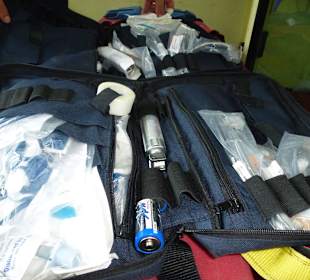 Besteck für Intubation