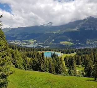 Blick auf Lenzerheide