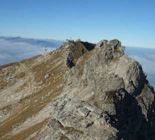 Das Nebelhorn vom Wengenkopf gesehen