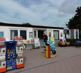 Shops and Restaurants at Sea Front in Dahme