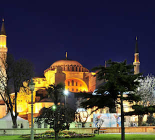 Hagia Sophia bei Nacht