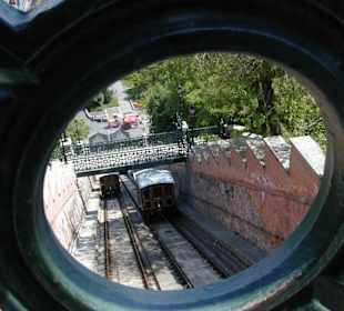 Standseilbahn auf den Burgberg