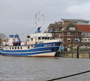 Schiffsanleger Alte Liebe - Abfahrt Helgoland
