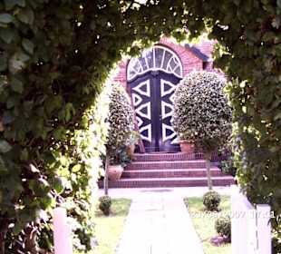 Eingang einer Villa in Blankenese