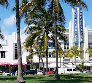 Blick auf den Ocean Drive