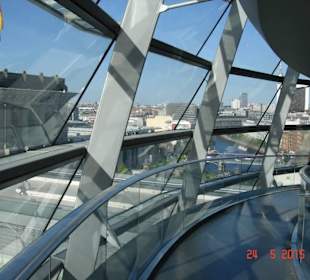 Kopuła Reichstagu- od wewnątrz