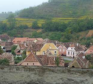 Blick auf Biertan / Birthälm