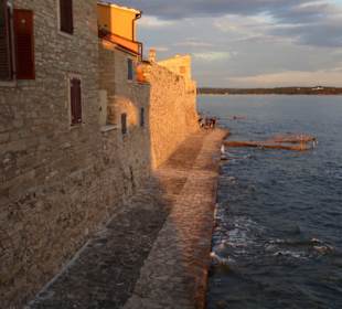Sonnenuntergang an der Stadtmauer