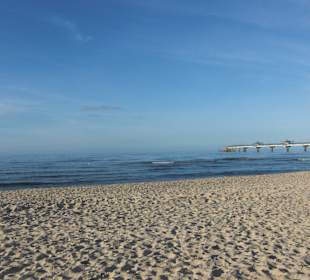 Perfektes Wetter, perfekter Strand, klares Wasser
