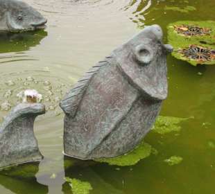 Antoniusbrunnen / Fische