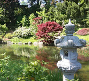 Teil des oberen Teichgartens