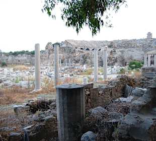 Der alte Marktplatz in Side