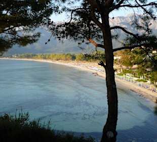 Die Bucht von Skala Potamia/Chrissi Amoudia