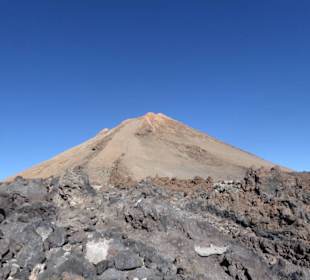 Teidegipfel - von Gondelstation