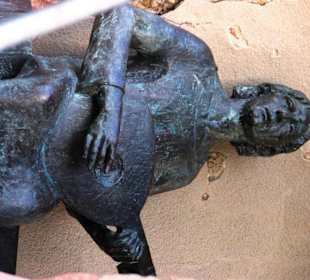 Statue von Wolfram von Eschenbach