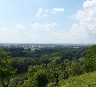Blick von der Bismarckhöhe über das Maintal