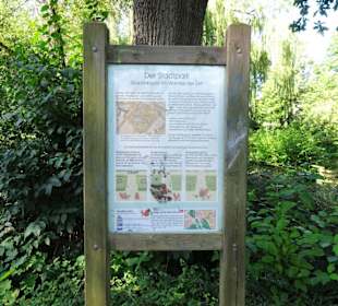 Infotafel im Stadtpark Flensburg