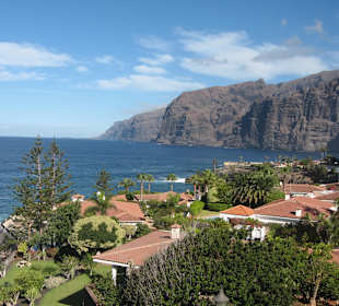 Blick auf die Felsen von Los Gigantes