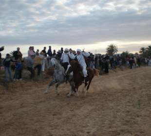 Interessante Reiterspiele in Midoune