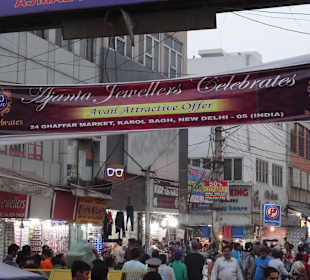 Auf dem Markt unterwegs