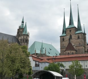 Unterwegs in der Altstadt von Erfurt