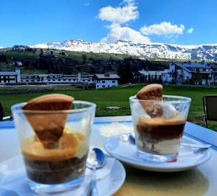 Affogart mit Blick auf die Seiser Alm 