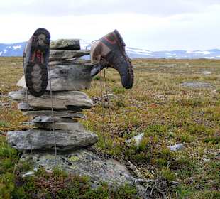 Pause für die Schuhe