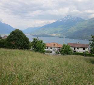 Blick von Stazzona zum See