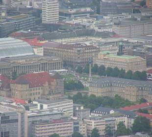 Vom Fernsehturm : Blick auf Stuttgart