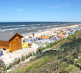 Plaża w Lubiatowie - noclegi dla rodzin w dziećmi