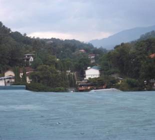 Blick vom Hotel in Kandy